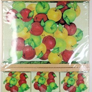 Creative Home Tempered Glass Multipurpose 10"X12" Board 6 Coasters 4" New